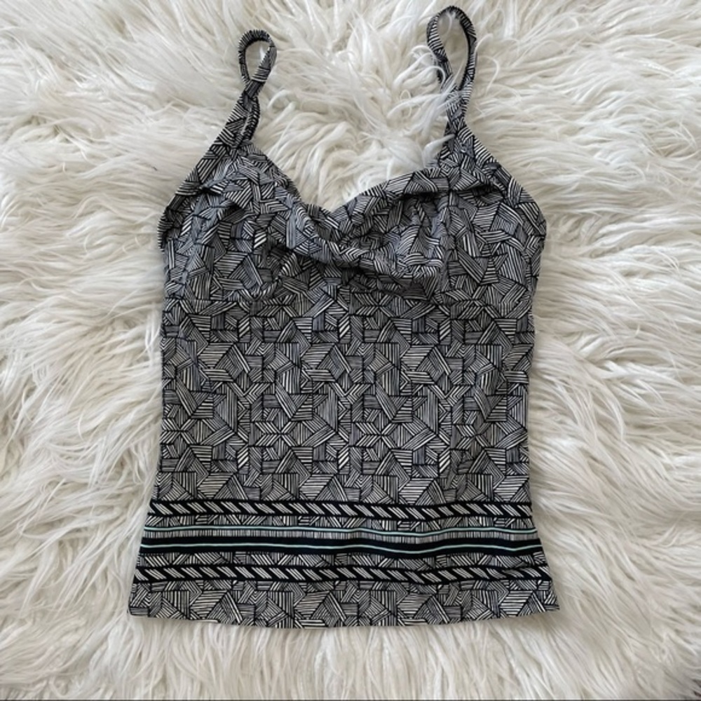 Athleta Laguna twister‎ tankini swim top size 34 b/c